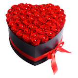 HEART 50 RED ROSES