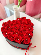 HEART 27 RED ROSES